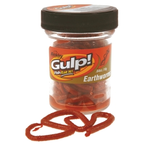 Berkley GULP ! EarthWorms 10cm Rouge