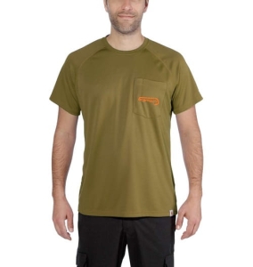 Carhartt Force Military Olive S T-Shirt