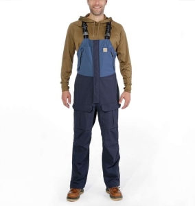 Short Carhartt Angler Bib Dark Blue/Navy S