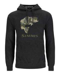 Simms Bass Fill Hoody Charcoal Heather XL Sweatshirt