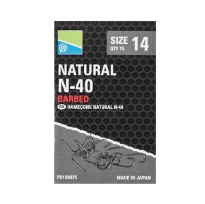 Hameçons Preston Natural N-40 #20