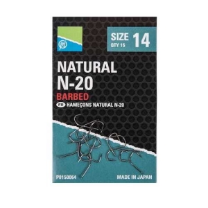 Hameçons Preston Natural N-20 #16
