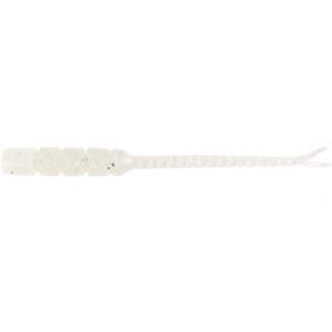 MUSTAD Aji Worm Bachi-Bachi White Glow Glitter 5 cm 15 pcs.