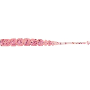 MUSTAD Aji Worm Plu-Plu Rouge Paillettes 5 cm 15 pcs.