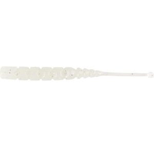 MUSTAD Aji Worm Plu-Plu White Glow Paillettes 5 cm 15 pcs.