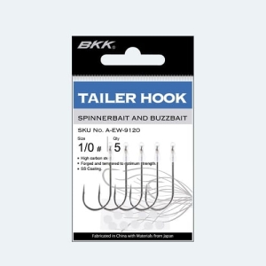 Crochets de remorque BKK taille 1/0, paquet 5 pièces
