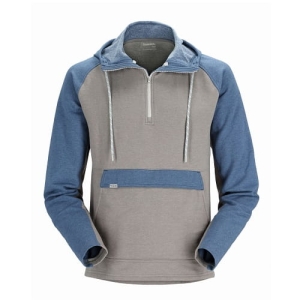 Simms Vermilion Hoody Acier chiné/Marine chiné L