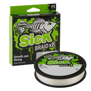 Berkley X8 Sick Braid 0.23mm 150m 23.6kg Blanc