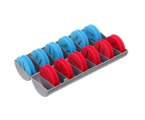 Flagman Eva Rig Spools 12pc Leader Organiser