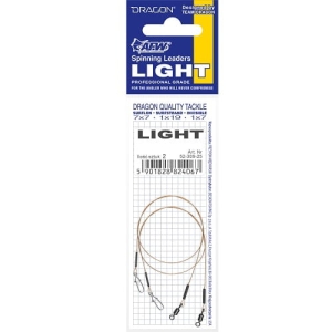 Dragon 1x7 Surflon leader 5kg Light 15cm 2pcs.