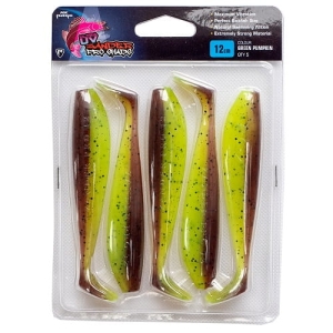 Zander Pro Ultra UV 7.5cm/3" UV GREEN PUMPKIN 5pc