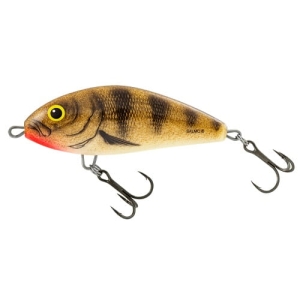 Salmo Fatso 8cm 21g Flottant PERCHE EMERALE TACHEE
