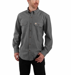 Carhartt Chemise en chambray noire poids moyen XL