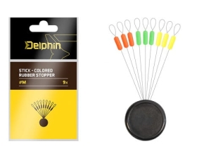 Bâton - bouchon en caoutchouc coloré M