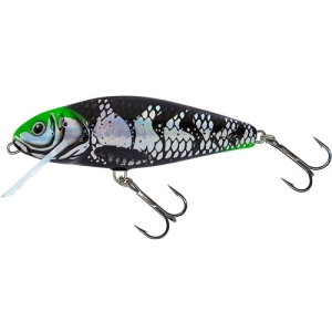 SALMO PERCH 8cm 12g Flottant HOLO DARK GREEN HEAD