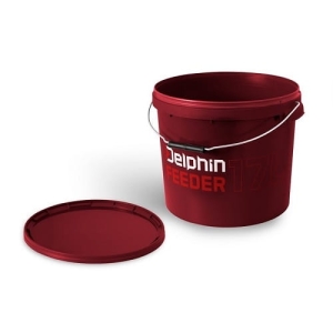 Delphin FEEDER Seau rond de 17l avec couvercle