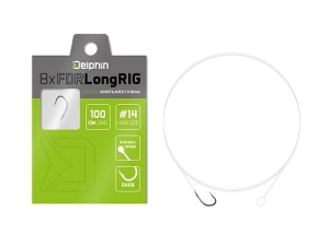 Delphin FDR LongRIG leader 100cm 0.20mm #8 8pcs