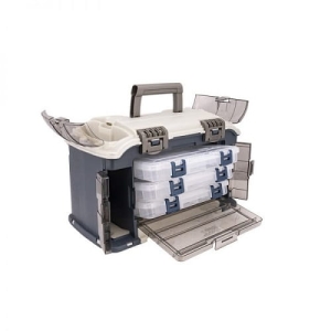 Mallette PLANO ANGLED SYSTEM 3700 BLUE/SILVER