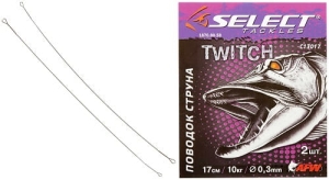 Select Przypon Strunowy #2 15cm 10kg Twitch (2szt.