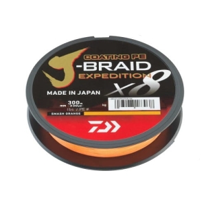 Daiwa J-Braid X8 ligne tressée 300m 0.35mm Smash Oran