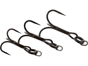 Rigged Seatrout Treble Hooks #8 5pcs Black