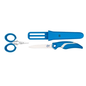 Set couteau 18099 et ciseaux 1826 Cuda 3" 7.5cm TiN