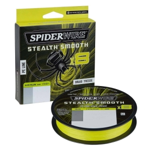 Stealth Smooth 8 150m 0.07mm 6kg Jaune Hi-Vis