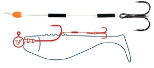 Dragon zander rebar 3pcs 8kg 8cm anchor 8