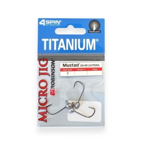 Tête plombée Titanium Micro #1 0,8g (3pcs)