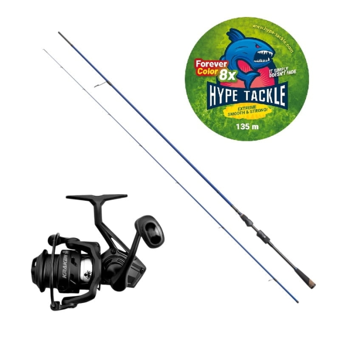 /environment/cache/images/productGfx_133110_700_700/Zestaw-Hype-Tackle-H2-MLF-2%2C70m-3-15g---Kolowrotek-Kraken-Black-Pearl-4000---Hype-Tackle-WP8-Green-Fluo-0%2C11mm-6%2C8kg-135m-FEC.jpg