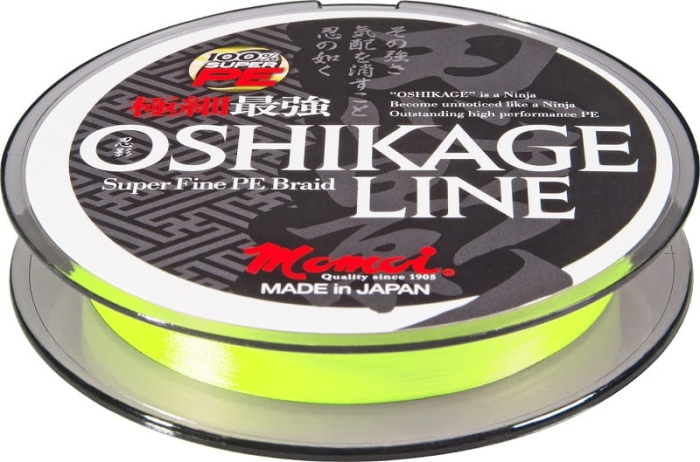 Plecionka MOMOI Oshikage 150m Yellow.jpg