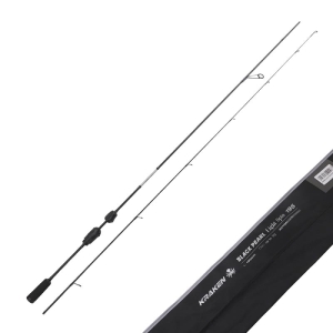 Canne à pêche Kraken Black Pearl LIGHT SPIN 1,95m jusqu'à 5g 2 pièces S