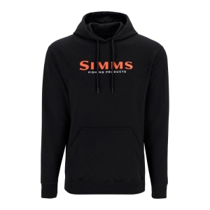 Bluza Simms Logo Hoody Black XXL
