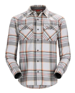 Chemise Simms SanteeFlannel StrlClayCarbon Neo M