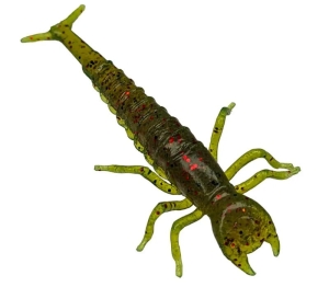 FishUP Diving Bug 2" #019 Motor Oil/Red 8 pièces