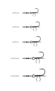 SG Dozbrojka Spinning T Stinger #1/0 2 pièces