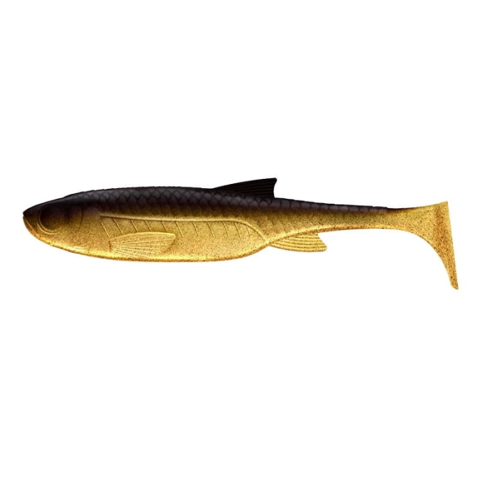 Libra Lures Kraken Shad 4'' 10cm 009 GOLD 6szt.jpg