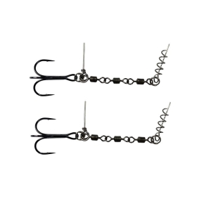 Hype Tackle Premium Stinger #2/0 13 cm 20 kg pour leurres souples 17-20 cm 2 pièces