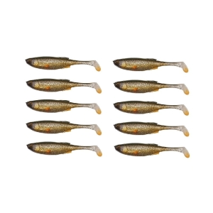 ZESTAW 10 pièces Savage Gear Craft Shad 7,2 cm 2,6 g vert argent