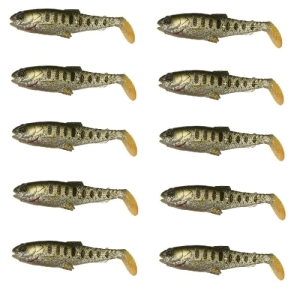 LOT DE 10 SG Craft Cannibal PT 8,5 cm Olive Pearl Silver Smolt