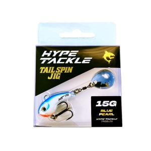 Hype Tackle Tail Spin Jig Blue Pearl 15g 1pc