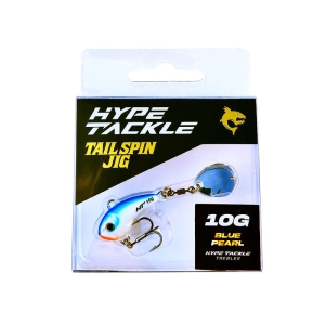 Hype Tackle Tail Spin Jig Blue Pearl 10g 1pc