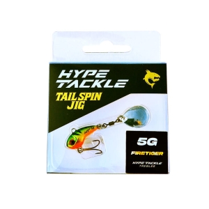 Hype Tackle Tail Spin Jig Fire Tiger 5g 1pc