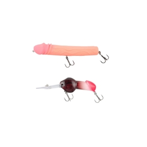 Kit Kraken Qtong Jerk White Python 16cm 43g + Qtong Deep Brown Baller 8,5cm 27g