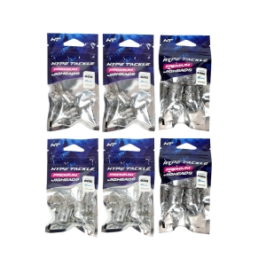 Ensemble de Têtes Plombées à Visser Hype Tackle Jig With Screw Vert & Troll 50/80/100 g – 12 pièces