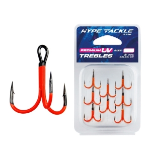 Hameçons triples Hype Tackle ST36 UV #6 8pcs