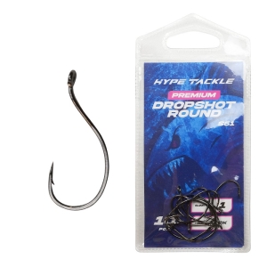 Hameçons Hype Tackle Premium Drop Round S61 BC #1 10pcs