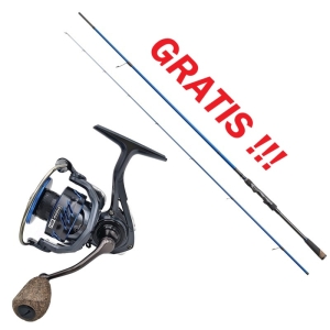 Ensemble Promotionnel : Moulinet Hype Tackle H2 3000 + Canne Hype Tackle H2 Target Jig XF OFFERTE !