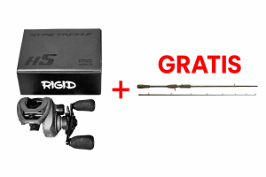 Ensemble Promotionnel : Canne SG4 Fast Game BC 7'3" / 2,21 m F 20-60 g / MH 2 brins + Moulinet Casting Hype Tackle H5 120LH RIGID 8.1:1 OFFERT