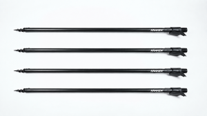 Lot de 4 Piques de Pêche KRAKEN Black Pearl Bankstick 75-125 cm
